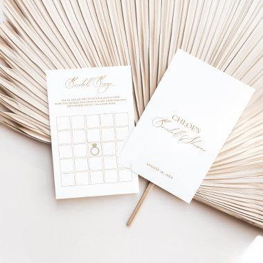 Bridal Bingo Game Elegant Bridal Shower Games Invitations