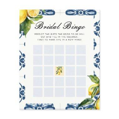 Bridal Bingo Lemon Positano  Game
