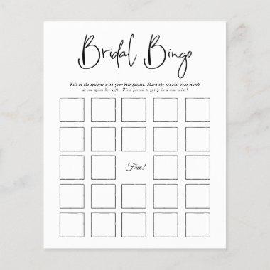Bridal Bingo | Minimalist Bridal Shower Game
