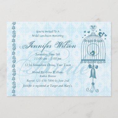 Bridal Birdcage Wedding Shower Invitations