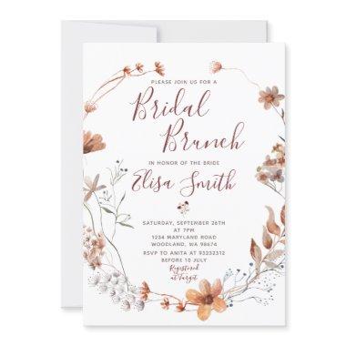 Bridal Brunch Autumn  Boho Wildflower