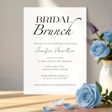 Bridal Brunch | Black & White
