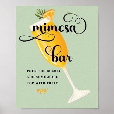 Bridal Brunch Bridal Shower | Mimosa Bar Sign