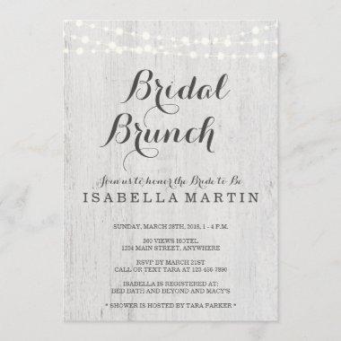 Bridal Brunch Invitations - Rustic Wedding