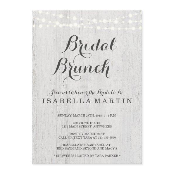 Bridal Brunch  - Rustic Wedding