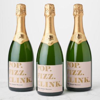 Bridal Brunch Pop Fizz Clink Sparkling Wine Labels