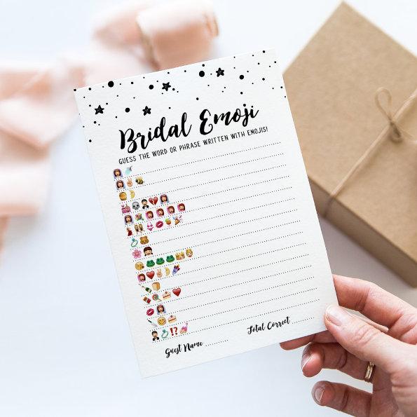 Bridal emoji game with Answers