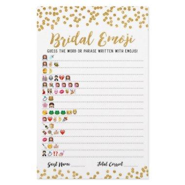 Bridal emoji game with Answers  game