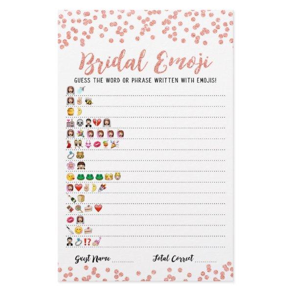 Bridal emoji game with Answers  game
