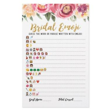 Bridal emoji game with Answers  game
