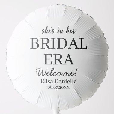 Bridal Era Minimalist Modern Custom Bridal Shower Balloon