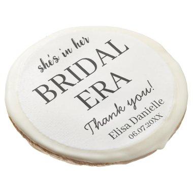 Bridal Era Minimalist Modern Custom  Sugar Cookie