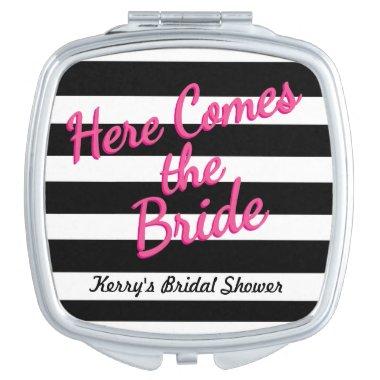 Bridal Gift, Custom Compact Mirror For Makeup