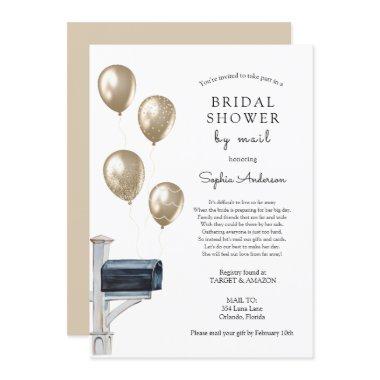 Bridal Long Distance Shower by Mail Invitations