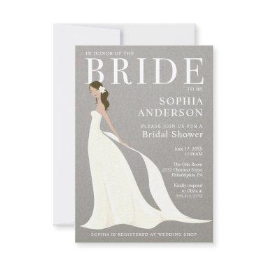 Bridal Magazine Elegant Bridal Shower Invitations