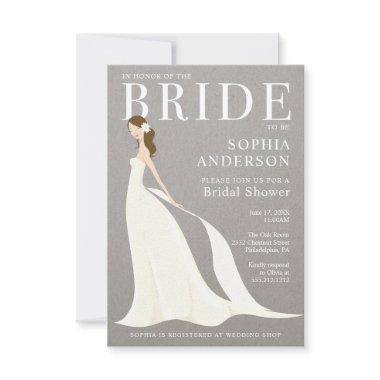 Bridal Magazine Elegant Bridal Shower Invitations