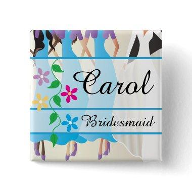 Bridal Party Dinner and Rehearsal Name Buttons