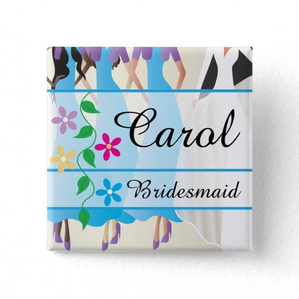 Bridal Party Dinner and Rehearsal Name Buttons