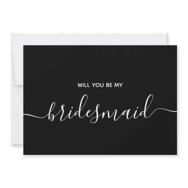 Bridal Party Proposal Will You Be My Bridesmaid Invitations