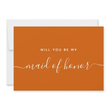Bridal Party Will You Be My Maid Of Honor Proposal