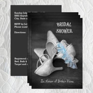 Bridal Shoes and Garter Belt Bridal Shower Invite
