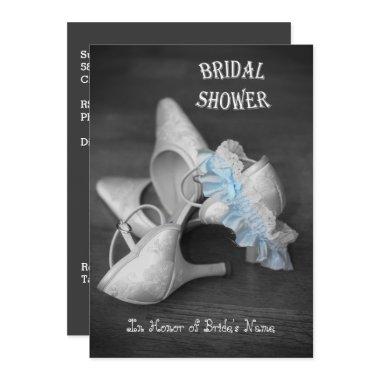 Bridal Shoes and Garter Belt  Invite