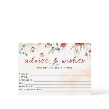 Bridal Shower, Advice and wishes, Bridal Game Enclosure Invitations