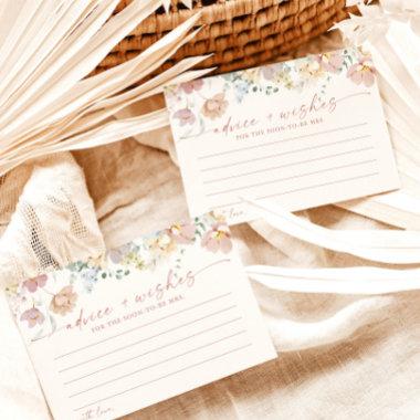 Bridal Shower Advice and Wishes Invitations | Wildflower