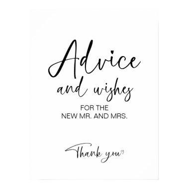 Advice and Wishes Sign