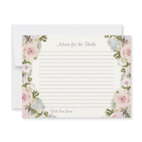 Advice for Bride Rose Pretty Floral