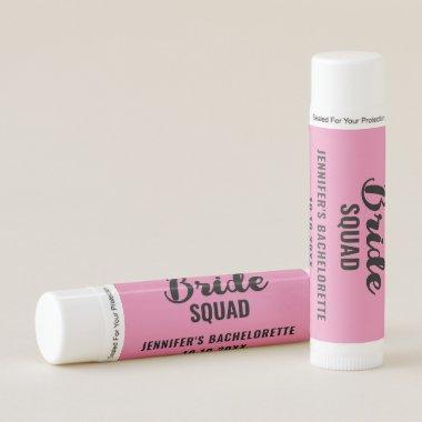 Bridal Shower Bachelorette Party Cute Bride Squad Lip Balm