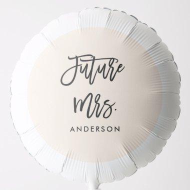 Bridal Shower, Bachelorette Party Future Mrs  Balloon