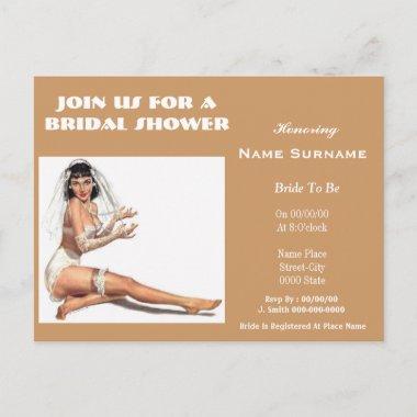 bridal shower,bachelorette party,hen party.... invitation postInvitations