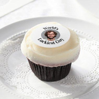 Bachelorette 'World's Luckiest Guy' Edible Frosting Rounds