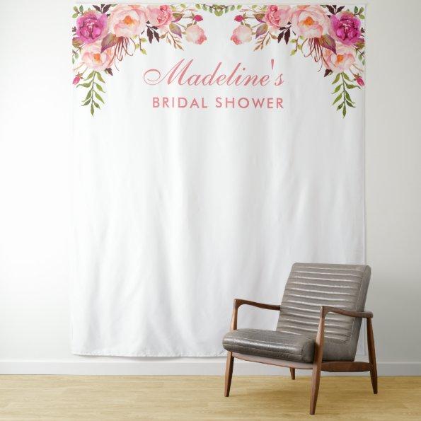 Bridal Shower Backdrop | Photo Booth Prop Pink