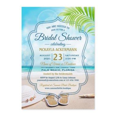 Beach Wedding Hat Palm Leaf Seashell