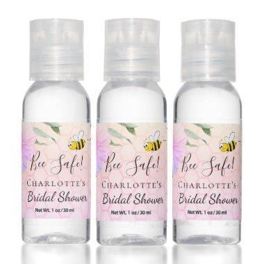 bee safe florals pink Hand Sanitizer