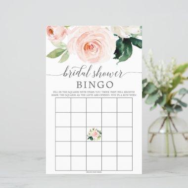Bridal Shower Bingo Game Blushing Blooms