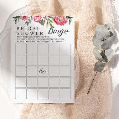 Bridal Shower Bingo Game Invitations