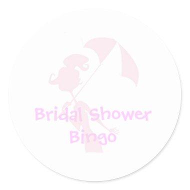 Bridal Shower Bingo Stickers