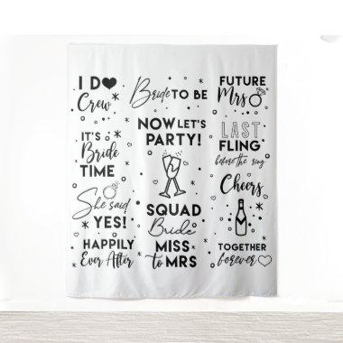 blacktext photobooth Backdrop banner