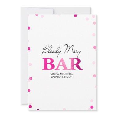 Bloody Mary Bar Sign | Pink Confetti