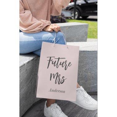 Blush Pink Future Mrs Gift Bag