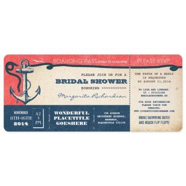boarding pass-tickets with RSVP