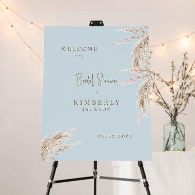 Bohemian Sky Blue Welcome Foam Board