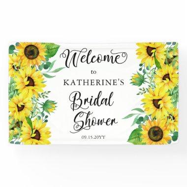Boho Sunflowers | Eucalyptus Banner