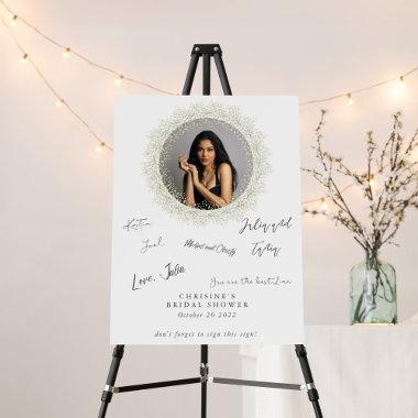 Bridal Shower Bride Photo | Guest Book Alternative Foam Board