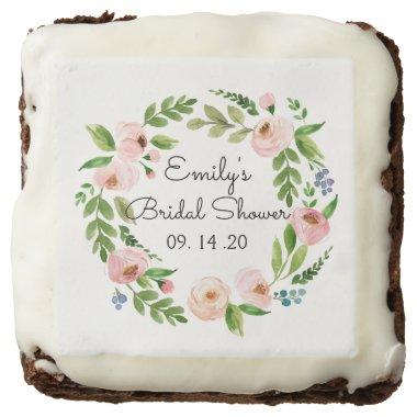 Bridal Shower Brownie Custom Wreath Favor