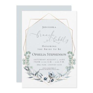 | Brunch & Bubbly Dusty Blue Floral