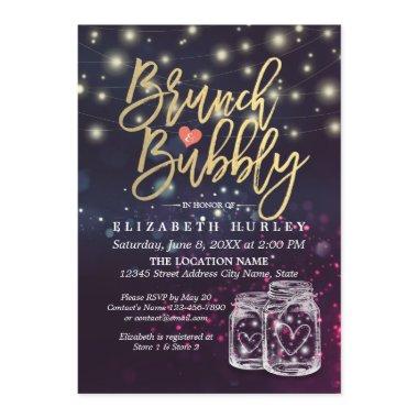Brunch Bubbly Mason Jar Purple Light